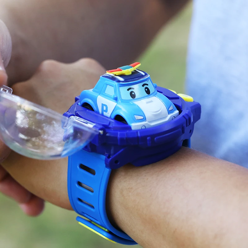 Детские Блестящие Мини Rc автомобиль игрушечные часы управления автомобилями