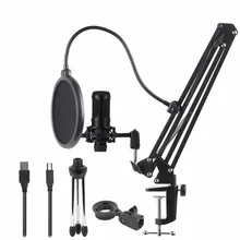 Alta taxa de amostragem computador usb microfone para computador portátil windows studio gravação vocais mais, YouTube-192KHz k669