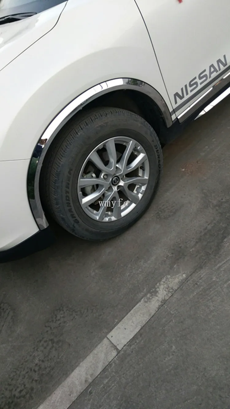 Автомобильное колесо для бровей отделка натирания бамперные полоски Декоративные наклейки для Nissan X-Trail X T32- аксессуары