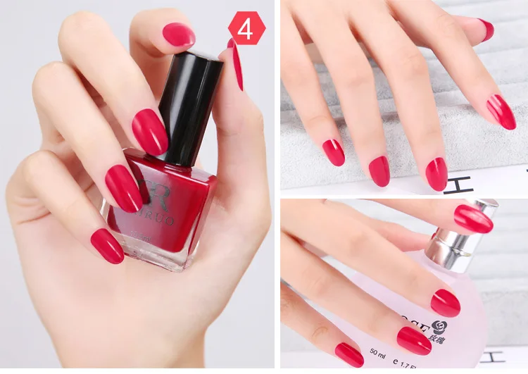 04 Nusx лак для ногтей серии Nail Art Vernis полуперманентный Быстросохнущий лак для ногтей для женщин стойкий высокое качество PO022 - Цвет: 04