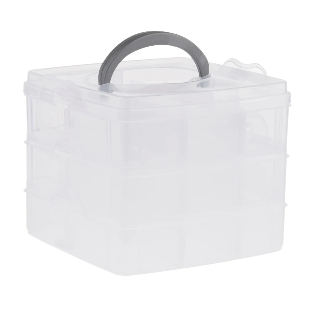 3-tier Storage Box Sorting Made of Plastic Stackable - for The | Красота и здоровье