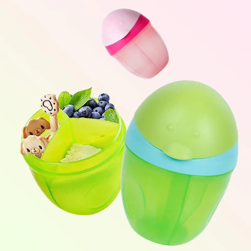 Контейнер для хранения детского питания с 3 отделениями|Контейнер грудного