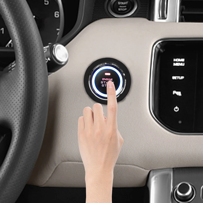 Car lock one key start RFID one key start system engine ignition system 12V automatic ignition ignition start key