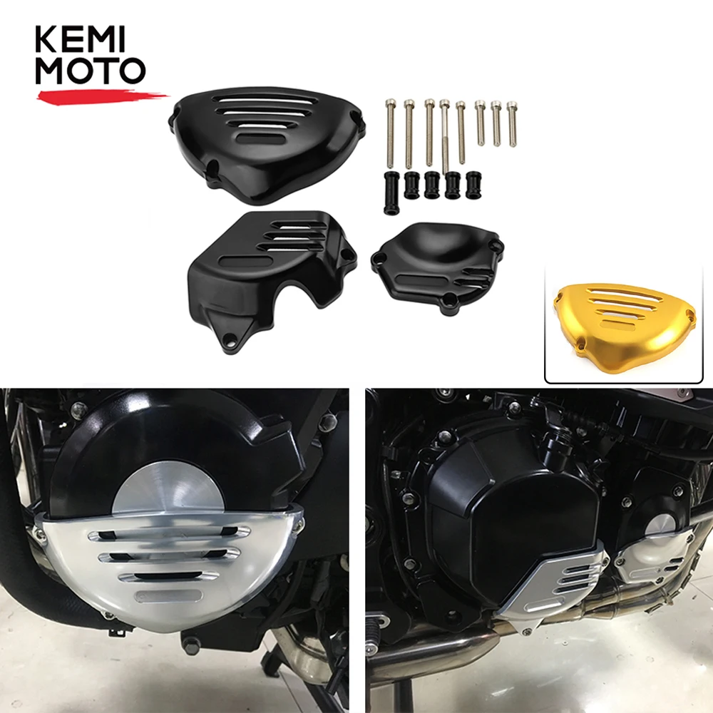 KEMiMOTO для Kawasaki Z900RS защита двигателя Рама сдвижные стенки статора протектор крышки CNC алюминий