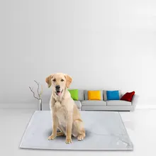 Электрический коврик для питомцев, 220 В, кровать для собак, кошек, зимний теплый коврик, чистый цвет, домашний коврик для щенков