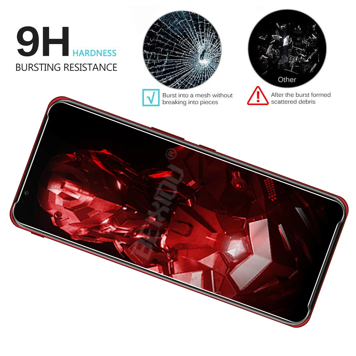 2 шт Полное закаленное стекло для zte Nubia Red Magic 3 S Защита экрана 2.5D 9h закаленное стекло для zte NUBIA RED MAGIC 3 S