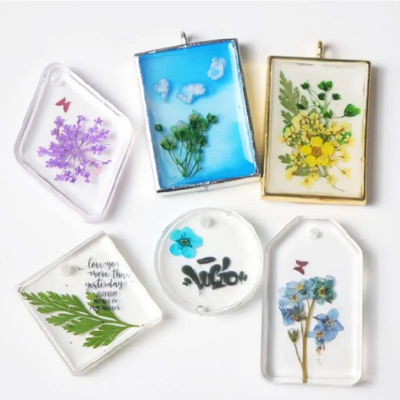 

1Box Epoxy Filler Real Dried Flower Mixed 3D Nail Stickers Decor Herbarium Craft