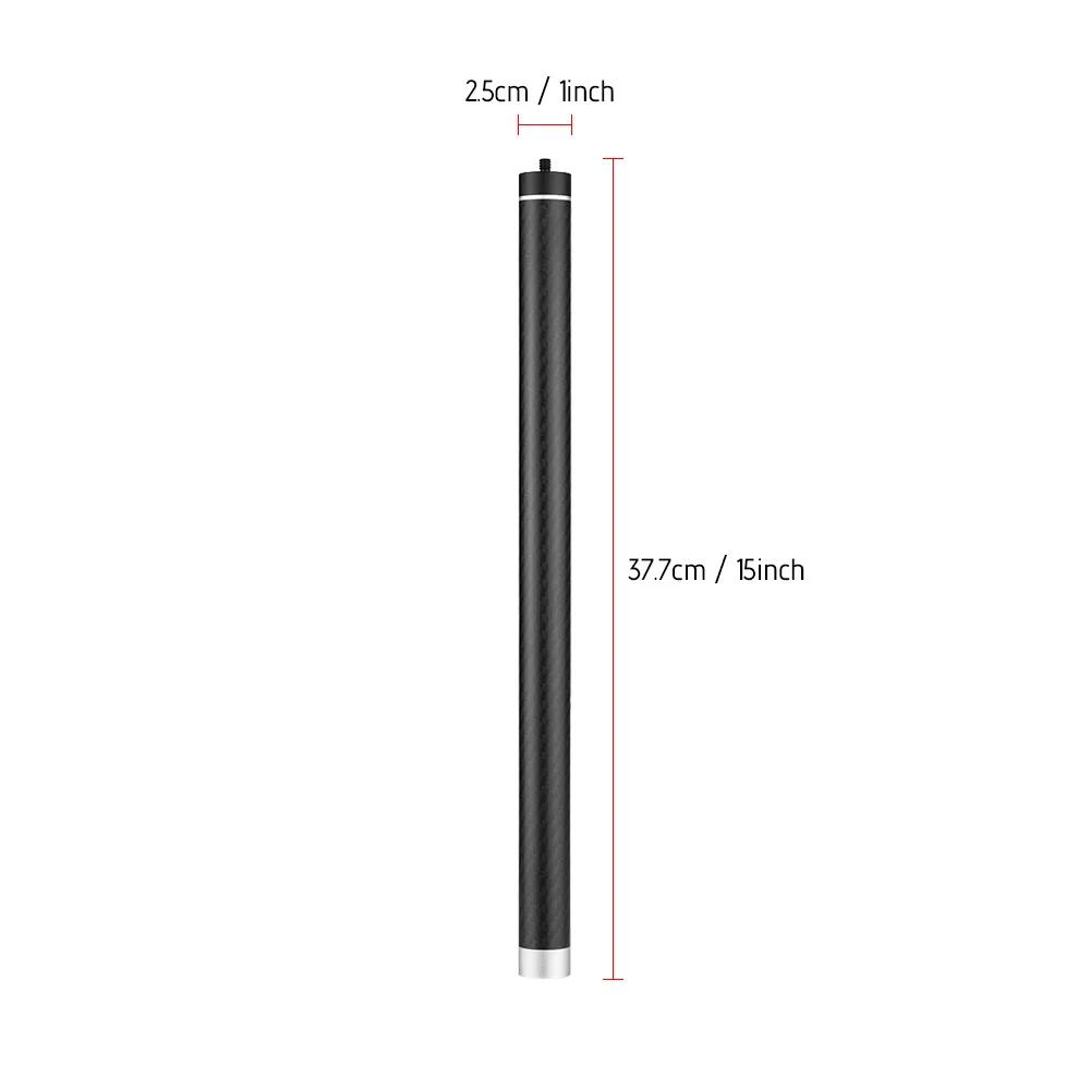 Из углеродного волокна для бар Reach Pole Arm для FeiyuTech G6/G5 для 3-осевой портативный монопод с шарнирным замком с 1/" резьба