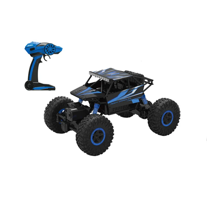 

Huang bo 2.4G Remote Control Car 1:18 Four-Wheel Drive Rock Climbing Off-road Charge Electric High-Speed Car Boy CHILDREN'S Toy