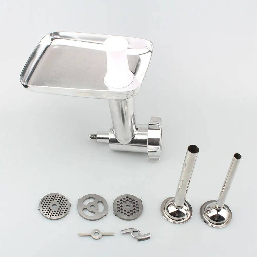  Steel Kitchen Meat Grinder Sausage Stuffer Attachment For KitchenAid Stand Mixer Kitchen Tools Home - 4000395424128