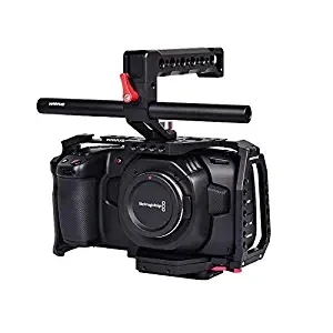WARAXE BMPCC 4k реечная оснастка корзины w QR Системы холодным башмаком с ручкой сверху рукоятка с пружинным зажимом 15 мм Камера защищены для blackmagic Design pk Tilta