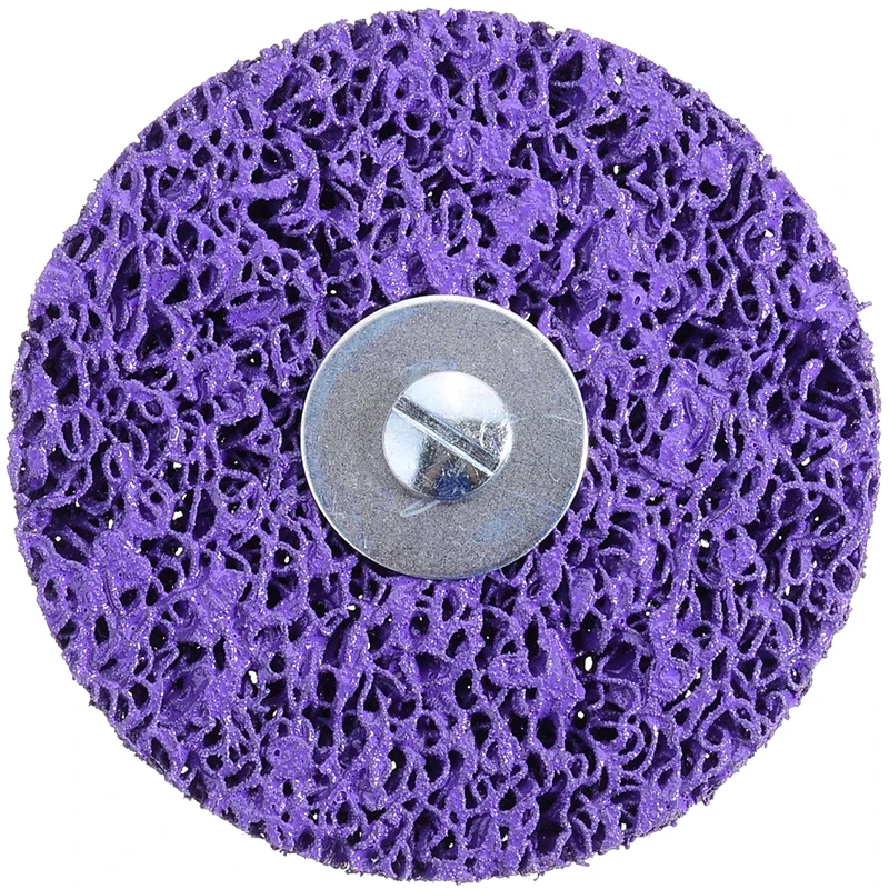 New 100mm Purple Cleaning Disc Polishing Wheel + Mandrel CBS Disc Drill 6,000RPM
