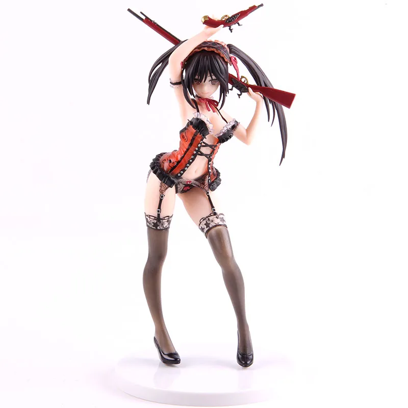 Дата A Live Tokisaki Kurumi фигурка Аниме ПВХ Коллекционная модель игрушки Kurumi Tokisaki украшения куклы