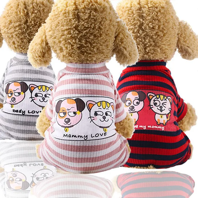 

Sweet Pet Dog Jumpsuit Pajama for Small Dogs Shih Tzu Terrier Pajamas Overalls Puppy Cat Clothes Clothing pyjama