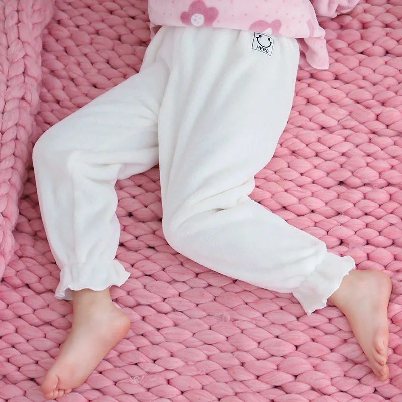 Детские пижамы; детские пижамы для мальчиков и девочек; мягкие фланелевые повседневные пижамы для малышей; однотонные повседневные брюки для мальчиков; одежда для сна