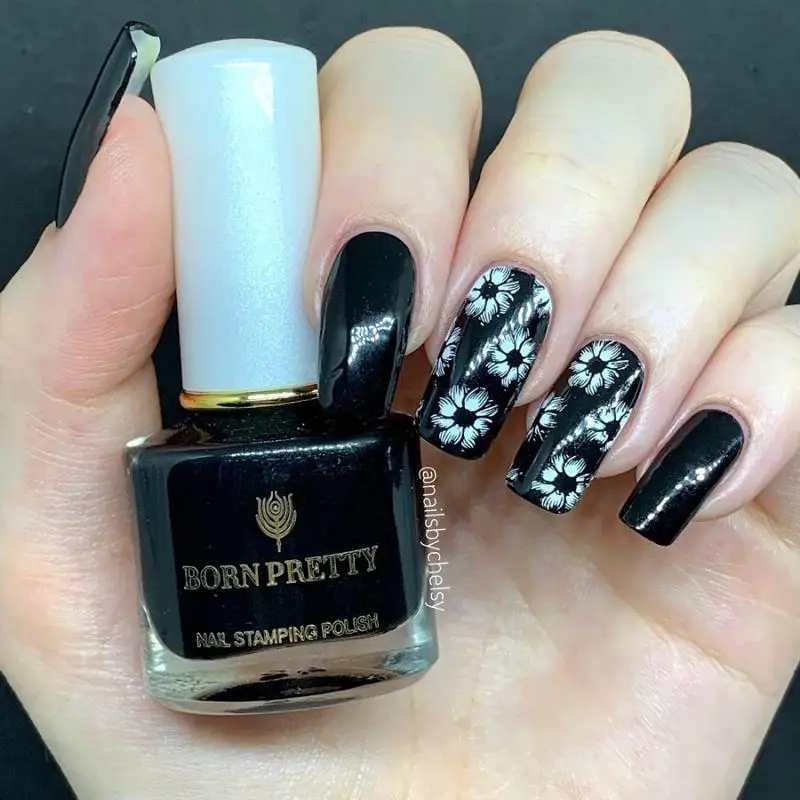 2Pcs/Set 10ML Nail Stamping Polish Varnish for Nail Art Plates Stamp Oil Stamping Series nail polish