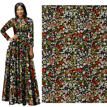 

2020 Ankara African prints fabric real Cloth JAVA wax 100% cotton top quality sewing material for party dress 6yards tissues