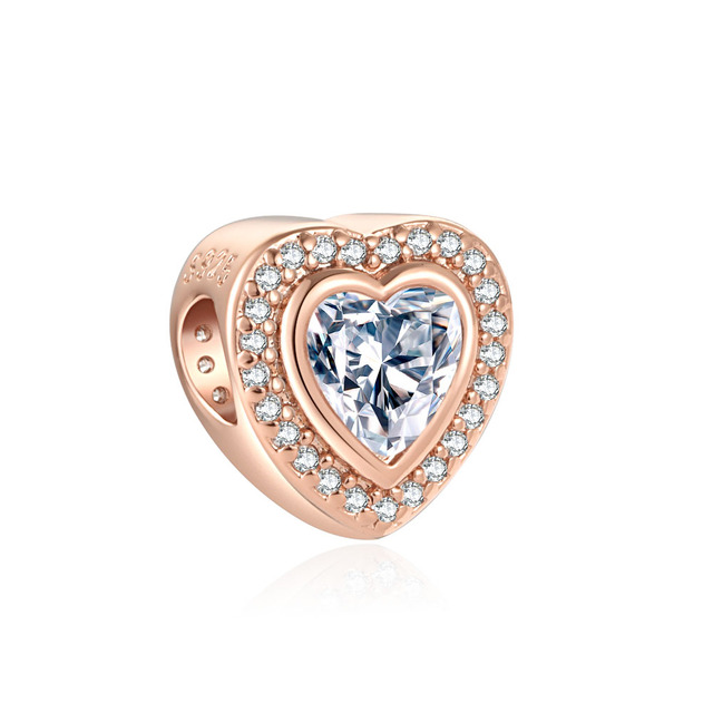 New Diy Acessories Bead Dog Rose Gold Skull Cake Butterfly Fit Original Pandora Charms Bracelet Jewelry 925 Silver Sterling