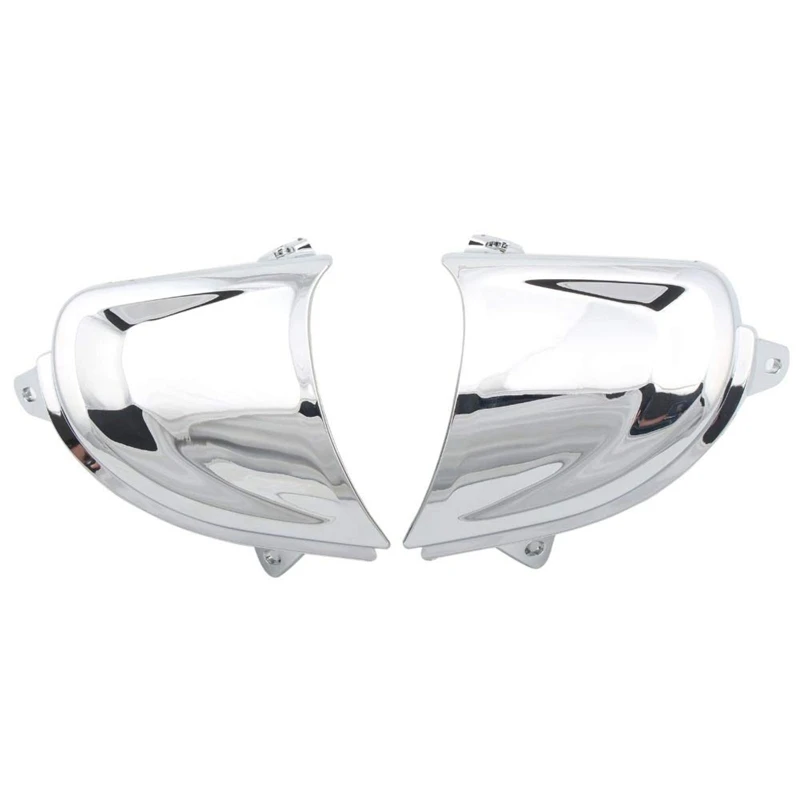 

Motorcycle Chrome Front Headlight Covers Trims Decorations for Honda Goldwing Gold Wing Gl1800 2001-2011 (Pack 2)