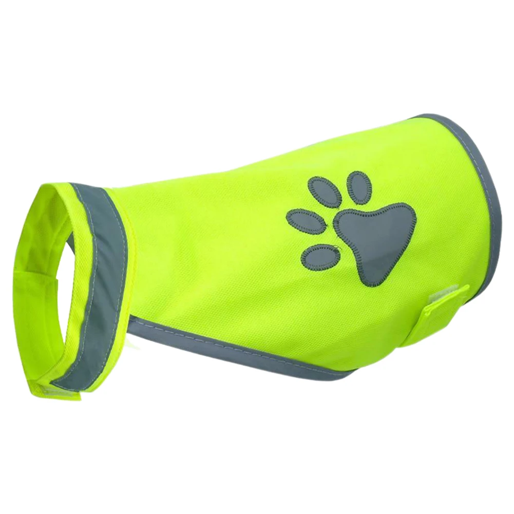 High Visibility Puppy Hiking Casual Costumes Safety Walking Reflective Night Outdoor Dog Vest Fashion Exercise Pet Clothes - Цвет: Зеленый