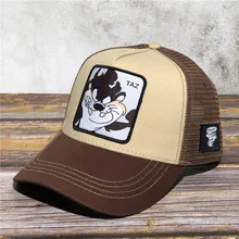 Высокое качество Looney ttes Taz Mania бейсбольная кепка животное для мужчин и женщин хип-хоп папа сетка шляпа водителя грузовика
