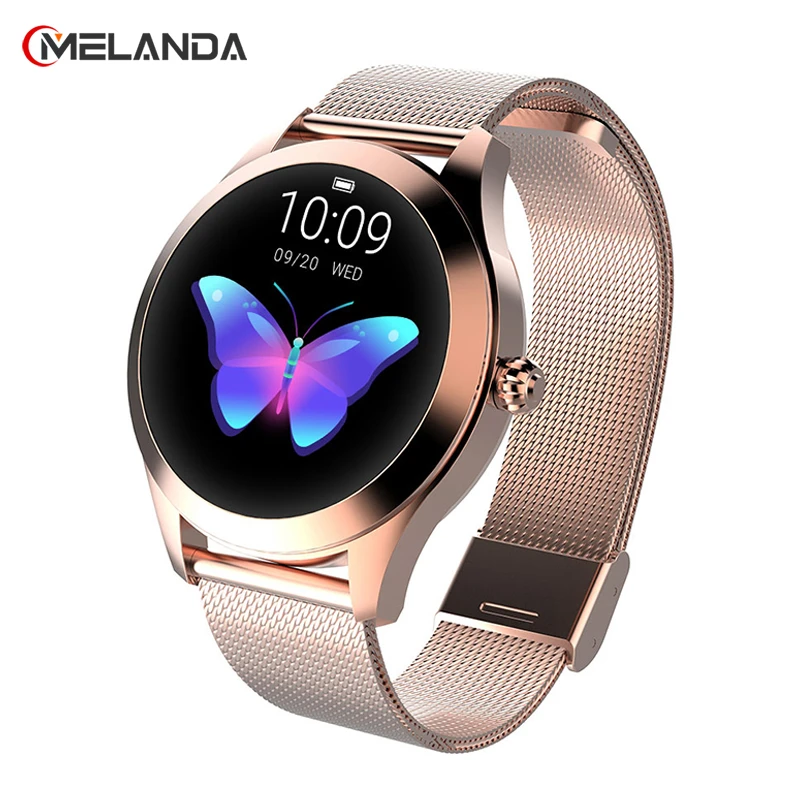 makkelijk te gebruiken Onderdompeling Previs site Melanda Vrouwen Slimme Horloge IP68 Hartslagmeter Bericht Oproep  Herinnering Stappenteller Calorie Smartwatch Vrouwen Horloge Voor Android  Ios|Smart Watches| - AliExpress