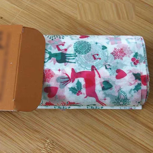 Christmas deer 50 шт./партия пищевая Вощеная Бумага класс Промасленная бумага пищевая пленка оберточная бумага для хлебный сэндвич бургер фри масло бумага инструменты для выпечки - Цвет: Christmas deer