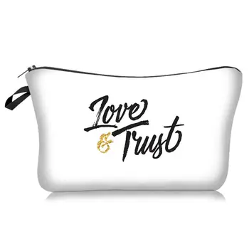 

Travel Printed Cosmetic Bag Makeup Case Pouch Toiletry Zip Wash Organizer