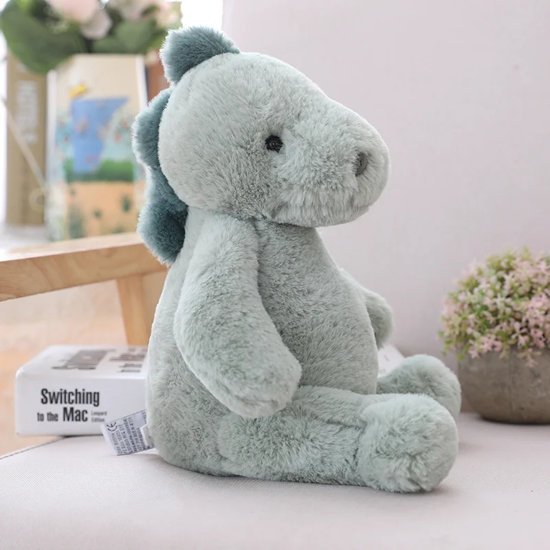 1 шт., 30 см, Kawaii, мягкие животные, кукла, милая панда, слон, свинка, плюшевый медведь, динозавр, плюшевые игрушки для детей, для девочек, подарки - Цвет: dinosaur