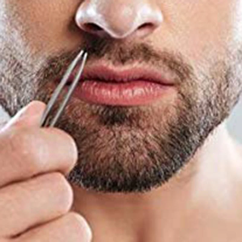  Manual Nose Hair Trimmer - Trim Nostril Ear Sideburn Moustache Beard Eyebrow and Facial Hair Using 