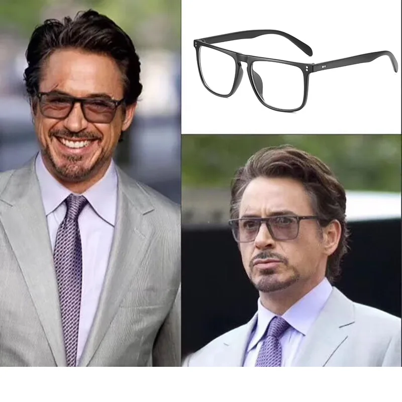 blue light protection glasses Anti Blue Light Glasses for tony Stark Blocking Filter Reduces Eyewear Strain Clear Gaming  Computer Glasses Men Improve Comfort cute blue light glasses