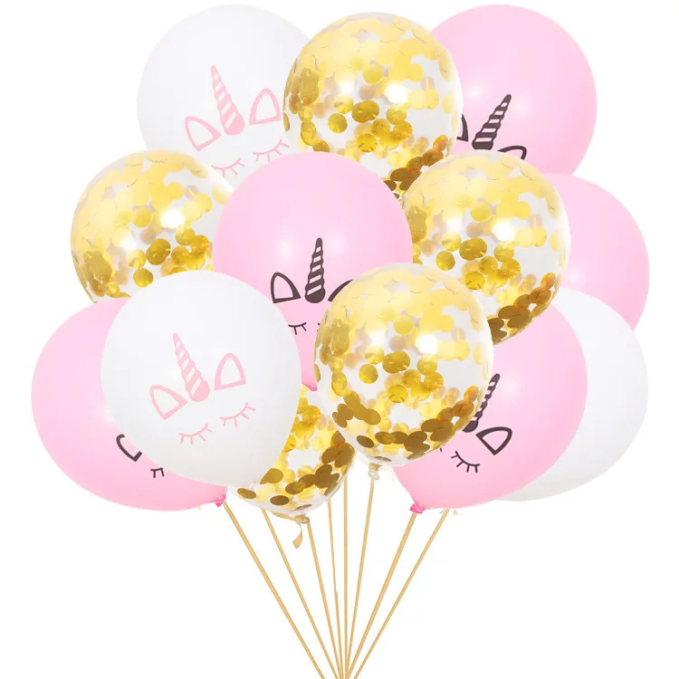 

Unicorn Latex Balloon Set Baby Age 100 Days Birthday Party Decoration Unicorn Rainbow Horse 18 Inch Ball Balloon Package Report