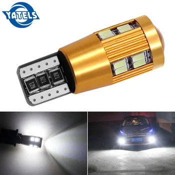 

10 PCS High Quality T10 W5W 22 LEDs 194 No Electrode 3014 SMD Auto Car Interior lights Canbus Error Free Clearance Lamps DC 12V
