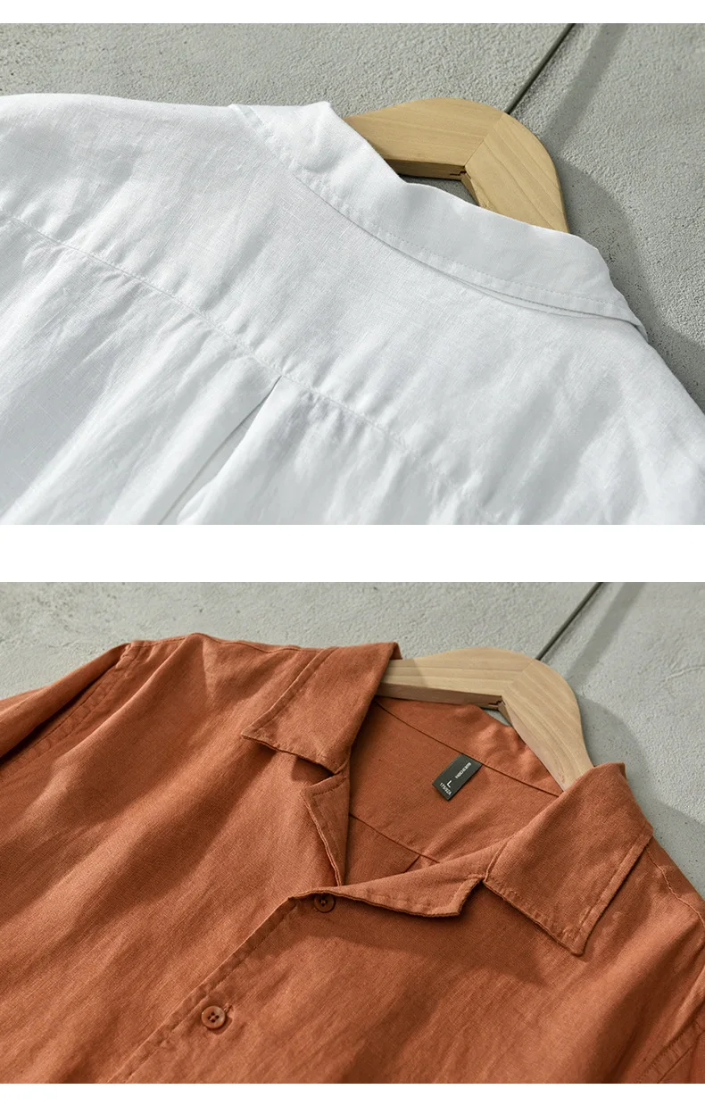 Men's Linen Long-Sleeved Casual Shirt