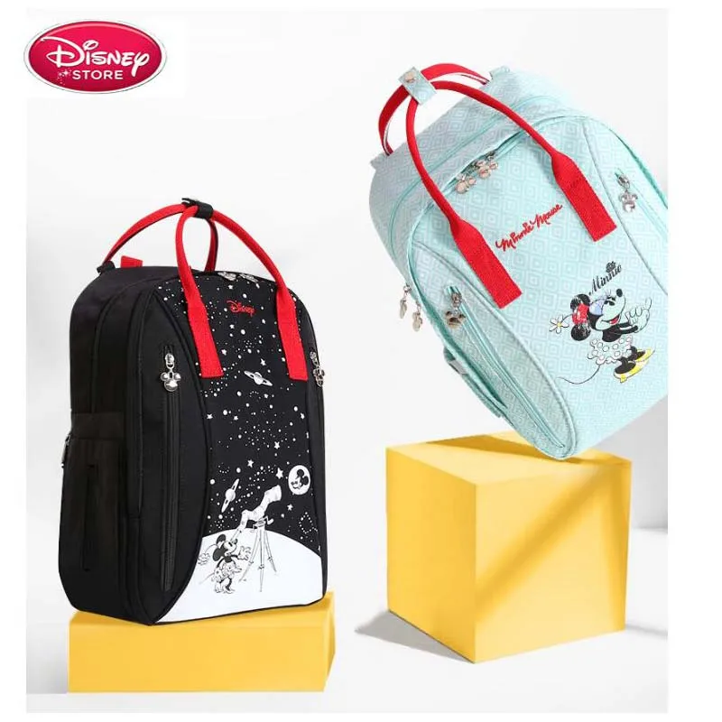 Disney Новая мода мама пеленки мешок большой емкости Мумия рюкзак женский путешествия шоппинг уход сумка для хранения подгузников