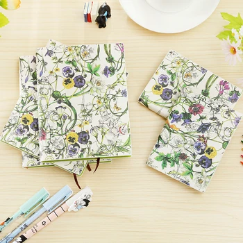 

Vintage Flower Sketchbook Bullet Notebook Journal Cute Paper Weekly Planner Accessories Stationery Diary Agenda Travel 01713