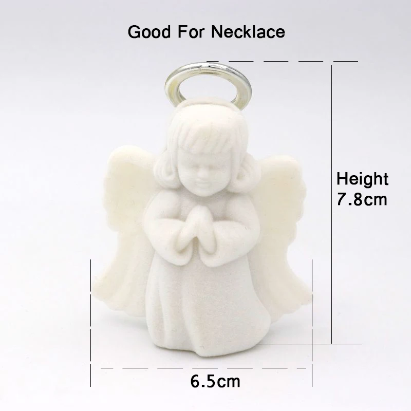 Samt Schöne Engel Santa Claus Weihnachten Halskette Ring Ohrringe Schatulle Geschenk Geschenk Boxen Für Schmuck Wrap Halter Großhandel – Detail 6
