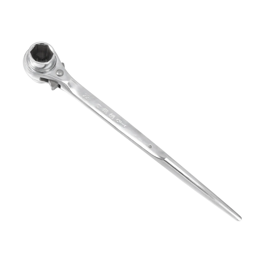 

uxcell Uxcell 1Pcs Metric 8/10/13/14/15/16/17/21mm Box Open Ended Ratchet Combination Wrench Chrome Finish, Cr-V