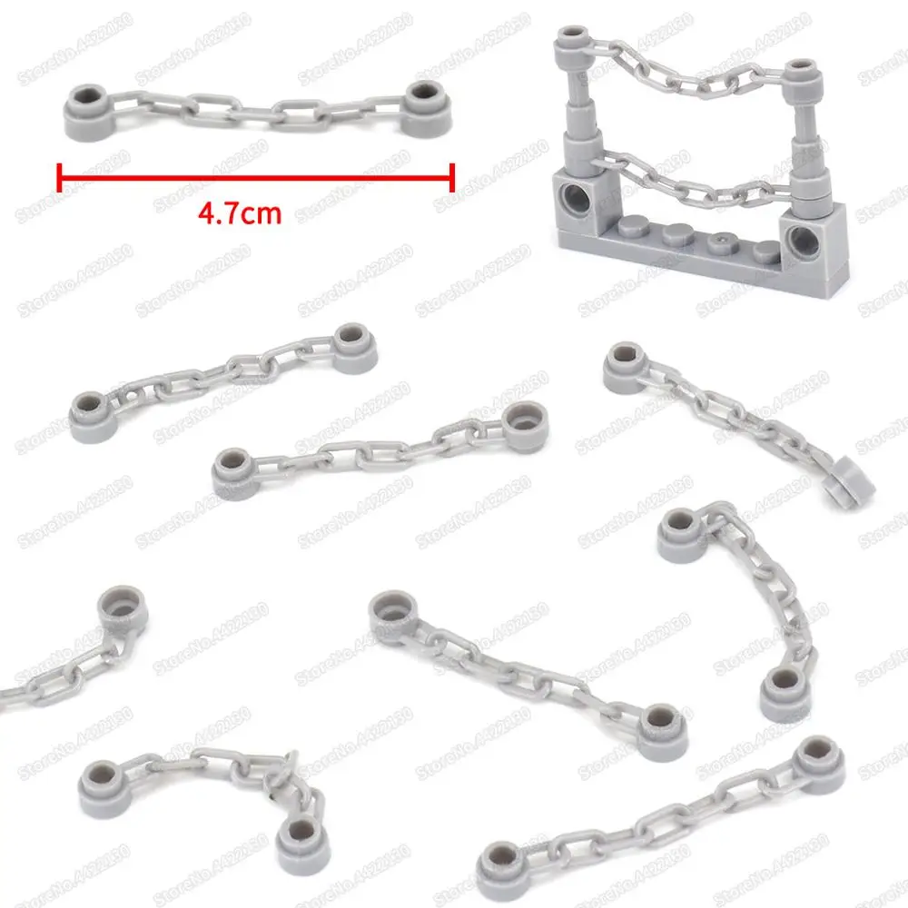 

CHAIN 6 M Building Block Iron Chain Model Moc Military WW2 Figures Technology City replacement parts for Scenes Gift Child Toy
