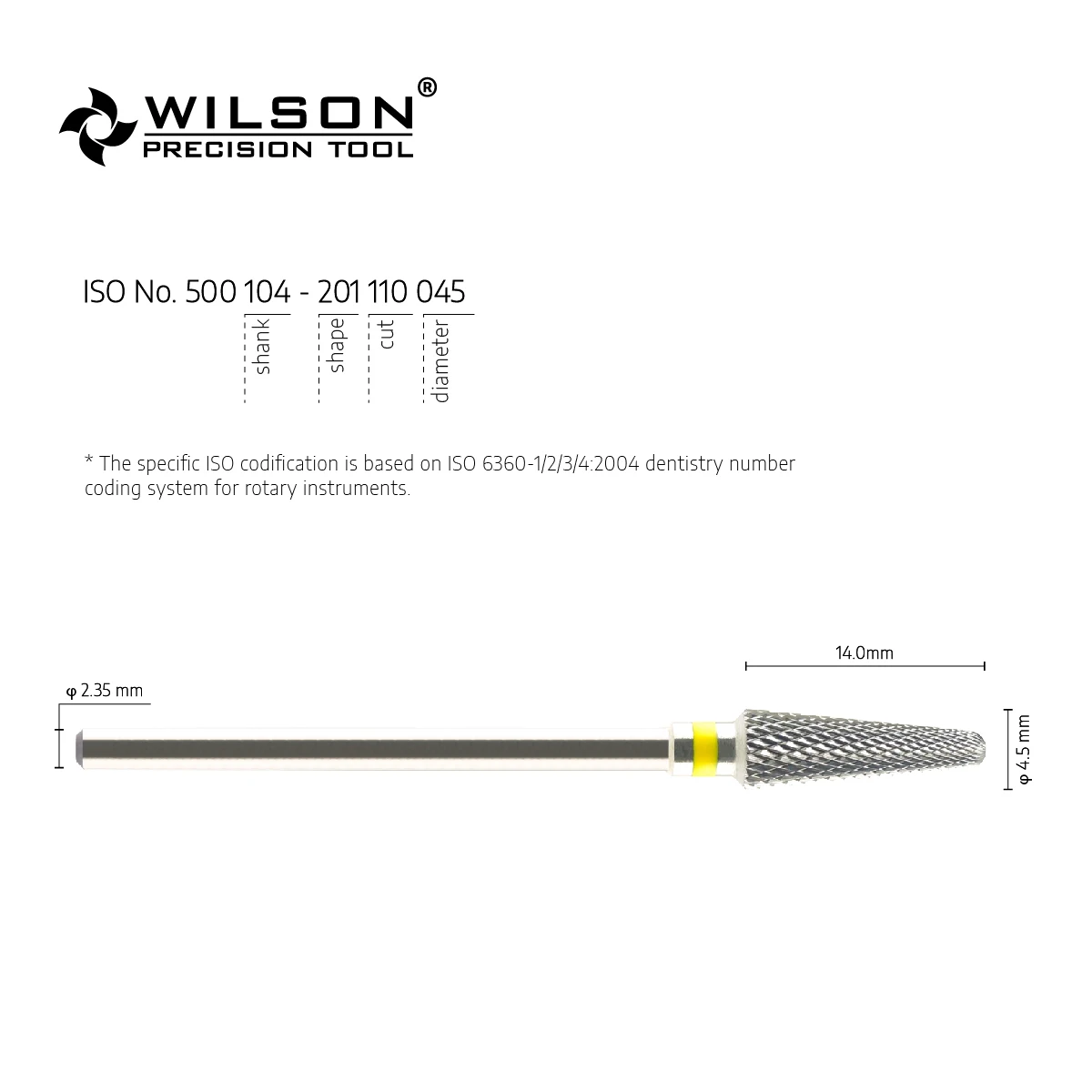 Wilson 치과 텅스텐 카바이드 치과 버