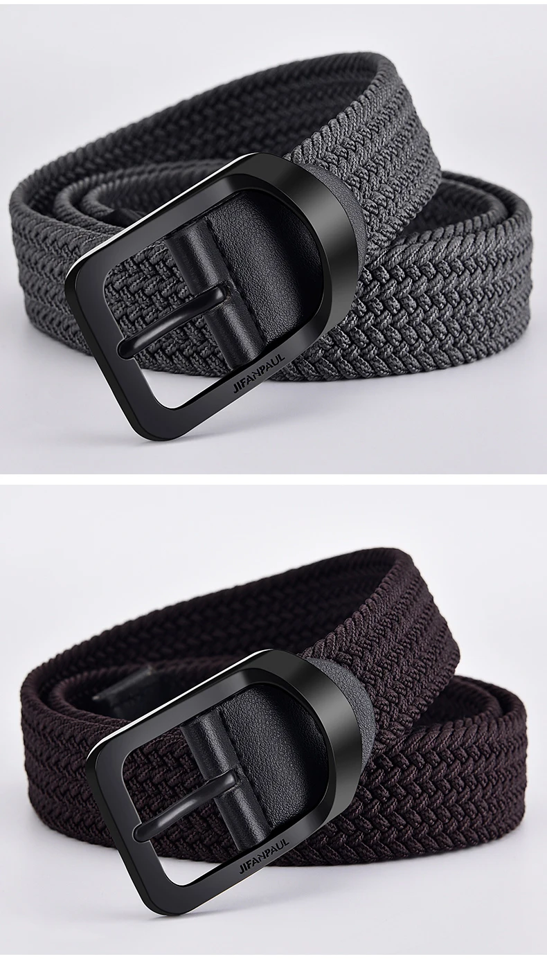 2022 men and women fashion nylon belt alloy casual belt women wild stretch jeans belt decoration ins wind Luxury brand design formal belt for men