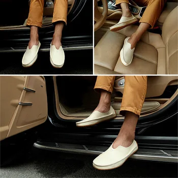 

Men Car Driving Loafer Slip On PU Leather Casual Flat Boat Shoes Footwear New