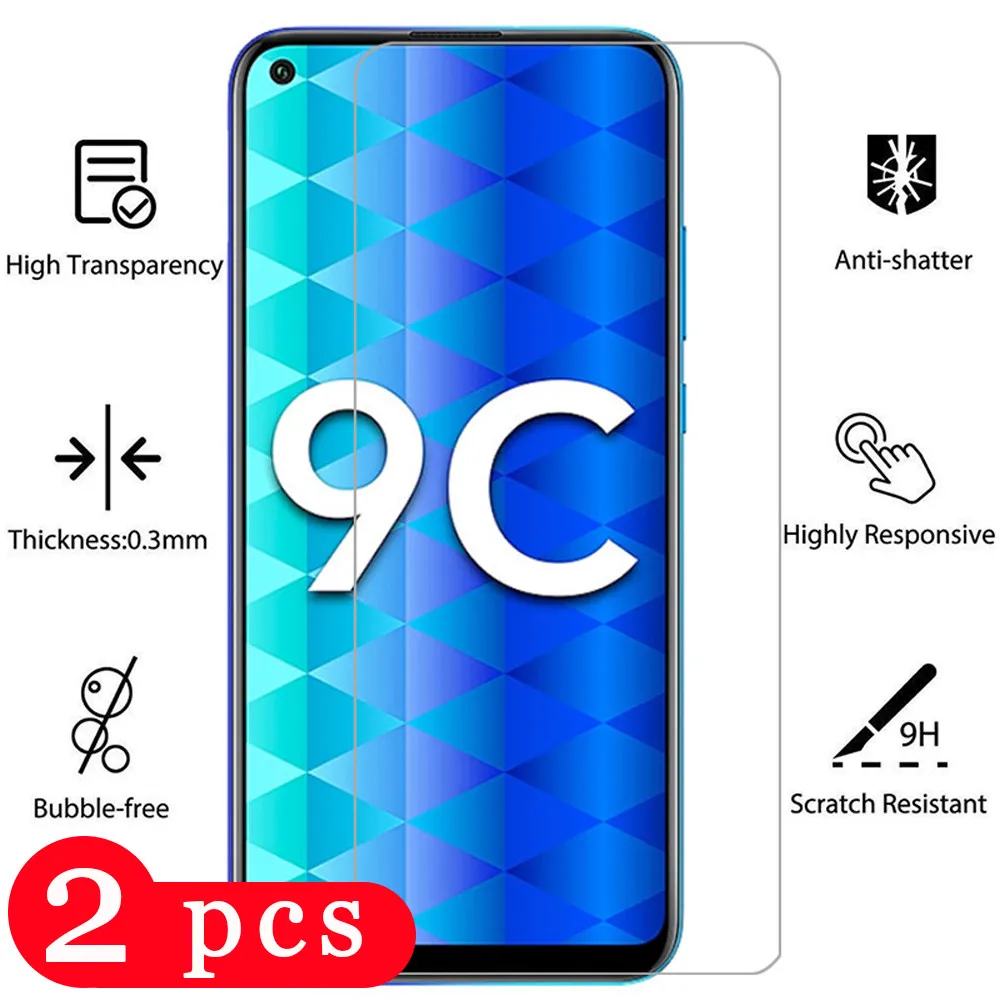 Защитное стекло для huawei honor play 9A 9 lite 9C 9S 9N 9i 9X pro 2 шт. | Мобильные телефоны и