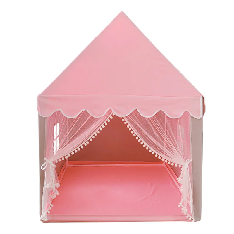 Three Colors Children's Games Tent Indoor Outdoor Play House Princess Tent Doll House Girls Boys Small Castle Toys