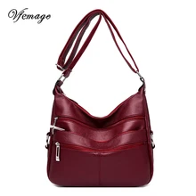Vfemage, Брендовые женские сумки через плечо, многофункциональная женская сумка-мессенджер, дизайнерская женская сумка через плечо, высокое качество, Bolsa Feminina