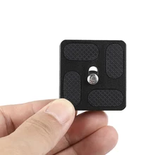 

40mm Aluminium Camera Quick Release Plate For Canon Nikon Sony DSLR Benro Arca Swiss Tripod Ball Head Universal Camera Holder