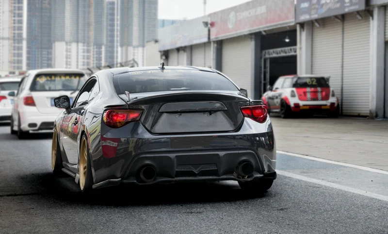 Автомобиль-Стайлинг для BRZ FT86 GT86 EPA Тип углеродного волокна задний багажник глянцевая отделка Крышка Покрытие волокна Дрифт гоночная часть тюнинг отделка