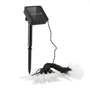 

Garden Decoration Solar String Lights 30 LEDs Leaf Fairy String Light for Outdoor Halloween Thanksgiving Party Christmas