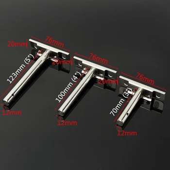 

PHFU-10 Pcs Heavy Duty Tool Floating Wall Mount Shelf Support Metal Bracket 5 Inch for 20-30Mm Shelf Thickness for Bookcases