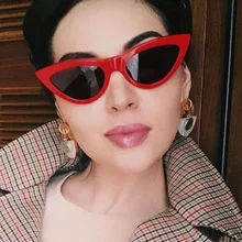 Модные кошачьи глаза сексуальные женские солнцезащитные очки для взрослых трендовые дизайнерские брендовые трендовые товары очки